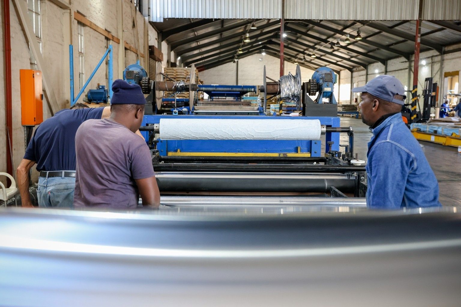 Precision slitting line processing stainless steel coil